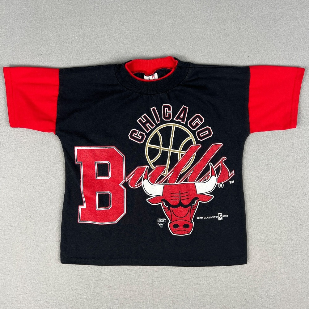 VTG Chicago Bulls T Shirt Kids 6-7 NBA Basketball Single Stitch 1994‎ 90s USA